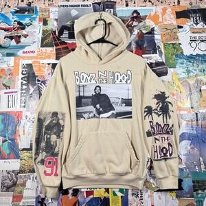 Boyz N The Hood Hoodie Mens Graphic Print South Central LA Movie Hip Hop Small‎